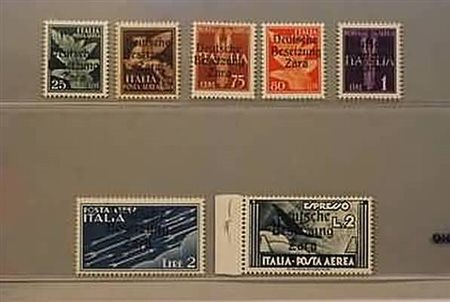 OCCUPAZIONI STRANIERE - II GUERRA - 1943, OCCUPAZIONE TEDESCA-ZARA, Posta...