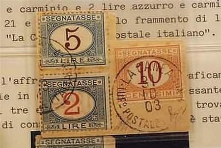 UFFICI POSTALI ALL'ESTERO/LEVANTE - 1903, LA CANEA, Segnatasse di Regno 3...