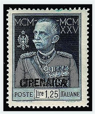 CIRENAICA - 1925, Giubileo 1,25 lire dentellato 13 1/2 (26). (Cert....