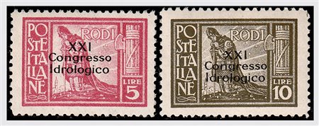 EGEO - 1930, Congresso Idrologico, 2 valori (19,20).(GOMMA INTEGRA)