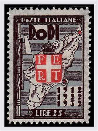 EGEO - 1932, Ventennale, 10 valori cpl. (65/74).(GOMMA INTEGRA)