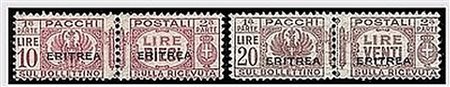 ERITREA - 1936, Pacchi postali, 2 alti valori (31/32). (Cert....