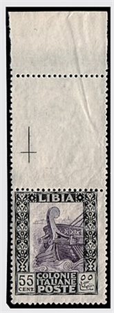 LIBIA - 1924-29, Pittorica 10 valori cpl. (44/53) freschi e bordo di...
