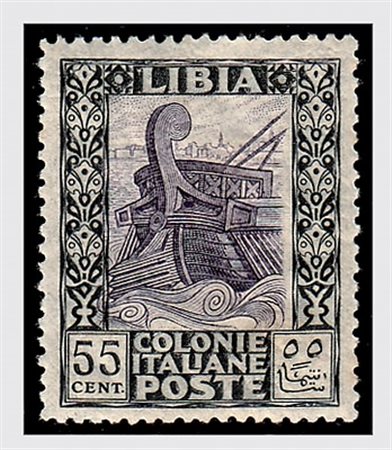 LIBIA - 1924-29, Pittorica, 10 valori cpl. senza filigrana (44/53). Sono...