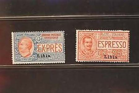 LIBIA - 1915, Espressi, 2 valori cpl. (1/2).(GOMMA INTEGRA)