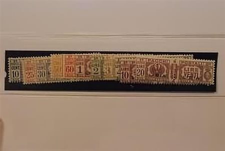 LIBIA - 1927-37, Pacchi postali, fascio littorio, 11 valori cpl. (14/24) il...