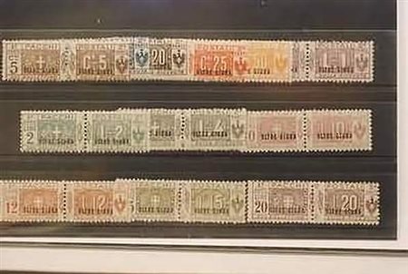 OLTREGIUBA - 1925, Pacchi postali, l'emissione di 13 valori cpl. (1/13)....