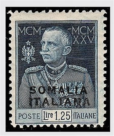 SOMALIA - 1926, Giubileo 1,25 dent. 11 (69). (Cert.Biondi).(GOMMA INTEGRA)