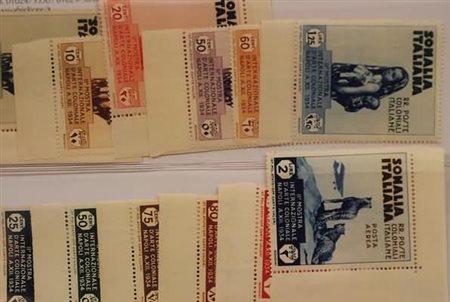 SOMALIA - 1934, Mostra d'Arte Coloniale, 12 valori cpl. (193/98+A).(GOMMA...