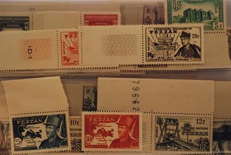OCCUPAZIONI STRANIERE DELLE COLONIE - 1946-49, FEZZAN - TERRITORIO MILITARE,...