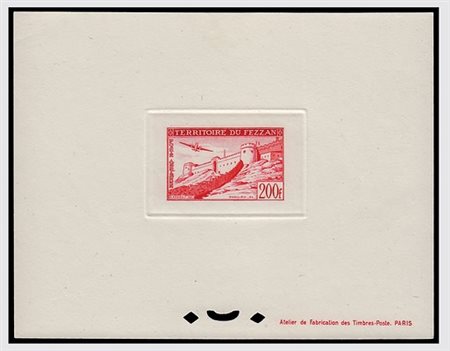 OCCUPAZIONI STRANIERE DELLE COLONIE - 1951, FEZZAN, Territorio militare -...