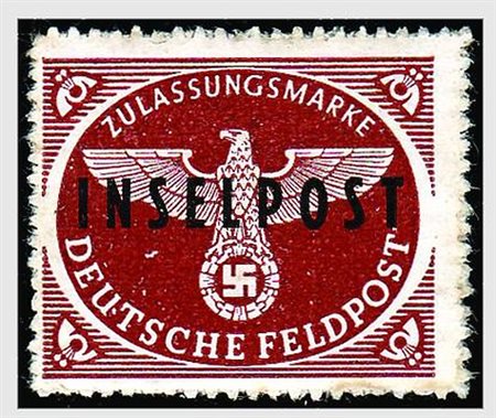 OCCUPAZIONI STRANIERE DELLE COLONIE - 1944, INSELPOST, Rodi, bruno rosso (3)....