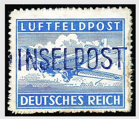 OCCUPAZIONI STRANIERE DELLE COLONIE - 1944, INSELPOST, Leros soprastampa a...