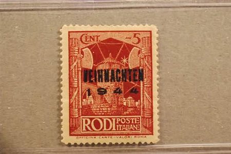 OCCUPAZIONI STRANIERE DELLE COLONIE - 1944, INSELPOST, Weihnachten 5 c. II...