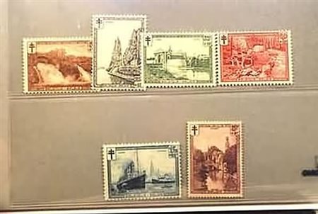 BELGIO - 1929, Paesaggi 6 valori cpl. (293/98).(GOMMA INTEGRA)