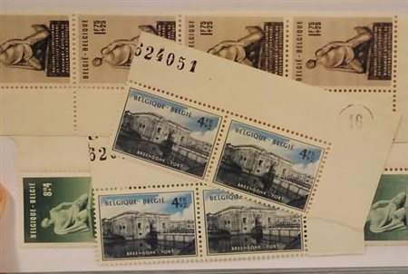 BELGIO - 1951, Pro Monumento al prigioniero politico 3 valori cpl. (860/62) 4...