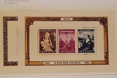 BELGIO - 1949, Foglietti, Pro opere culturali 2 foglietti (27/28).(GOMMA...