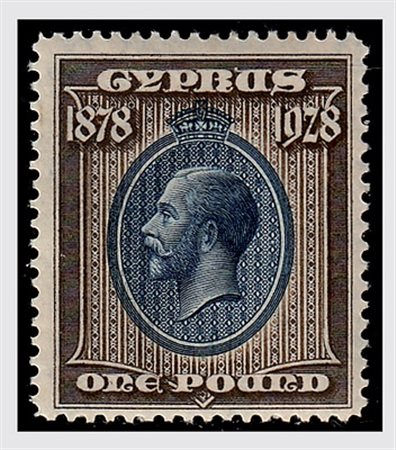 CIPRO - 1928, Cinquantenario Occup.Inglese, 10 valori cpl. (106/15).(GOMMA...