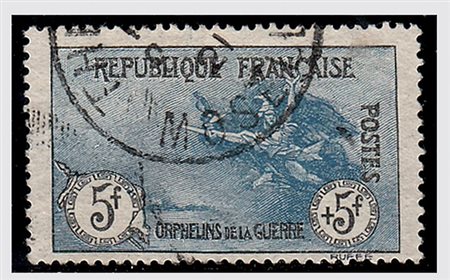 FRANCIA - 1917-19, Pro orfani, 8 valori cpl.(148/55), (Cert. Raybaudi).(USATO)
