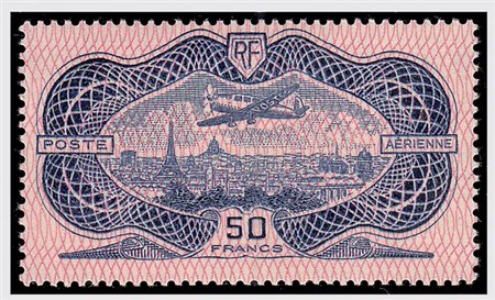 FRANCIA - 1936, Posta aerea, 50 f. "Simoun" (15).(GOMMA ORIGINALE)