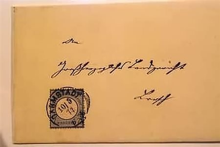 GERMANIA IMPERO E REICH - 1872, 7 k. azzurro scudo piccolo (10) isolato su...