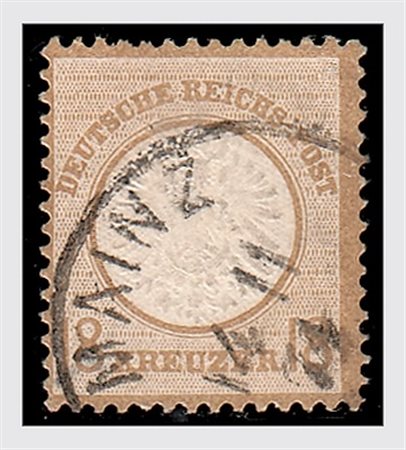 GERMANIA IMPERO E REICH - 1872, Scudo grande, 18 Kr. (25). (Cert. E....