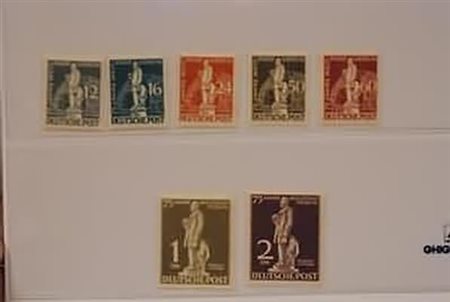 AREA TEDESCA - 1949, BERLINO, UPU 7 valori cpl. (21/27).(GOMMA INTEGRA)