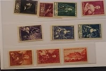 MONACO - 1939, Beneficienza 10 valori cpl. (185/94).(GOMMA INTEGRA)