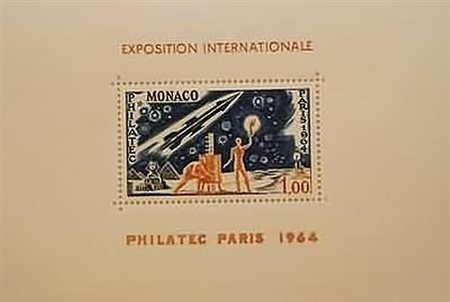 MONACO - 1964, Foglietto Philatec (BFS5).(GOMMA INTEGRA)
