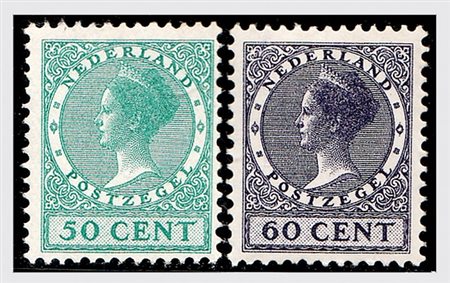 OLANDA - 1924-27, Regina Guglielmina 14 valori cpl. (138/51).(GOMMA INTEGRA)