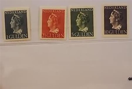 OLANDA - 1946, Regina Guglielmina, 4 valori cpl. (442/45).(GOMMA INTEGRA)