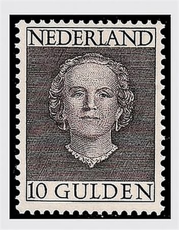 OLANDA - 1949-51, Regina Guglielmina 18 valori (512A/27), la serie senza il...