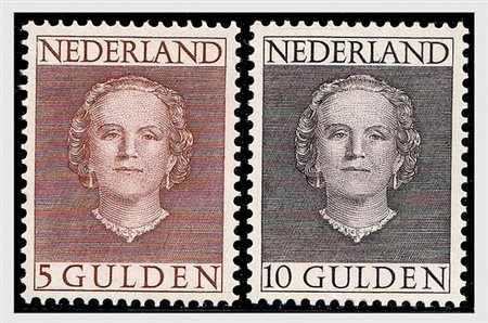 OLANDA - 1949-51, Regina Giuliana 4 valori cpl. (524/27). (Cert. R....