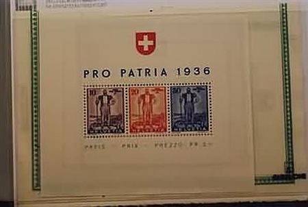 SVIZZERA - 1941, Posta aerea, Vedute 8 valori cpl. (27/34).(GOMMA INTEGRA)