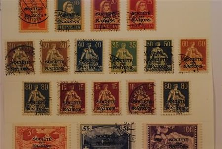 SVIZZERA - 1922, Servizio, Societé des Nations, 15 valori cpl. (17/31).(USATO)