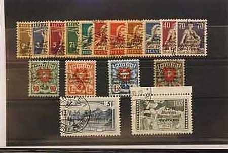 SVIZZERA - 1924-27, Servizio, S. d. N. Bureau International du Travail 17...