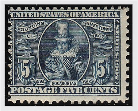 STATI UNITI - 1907, Esposizione di Jamestown 5 c. (194).(GOMMA INTEGRA)
