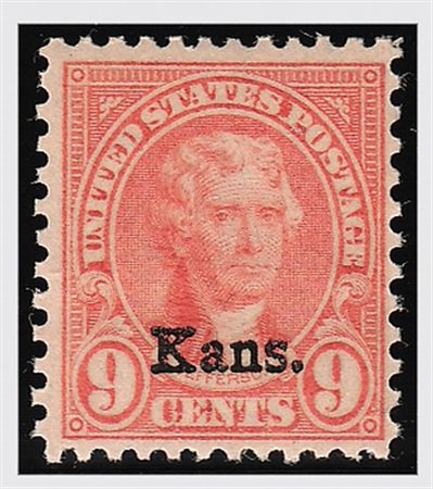 STATI UNITI - 1929, Soprastampati "KANS" 11 valori (463/73).(GOMMA INTEGRA)