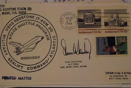 TEMATICHE - 1984, SPAZIO USA, "Space Shuttle STS - 13" due buste...