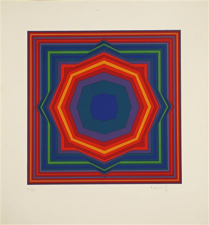 VASARELY VICTOR (1906 - 1997) Tiratura I/ XXX e P.A. Firma e tiratura in...