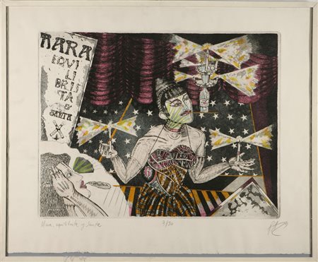 PAZ JULIO (1939 - 2010) Tiratura7/50. Opera pubblicata ne "La Kondition...