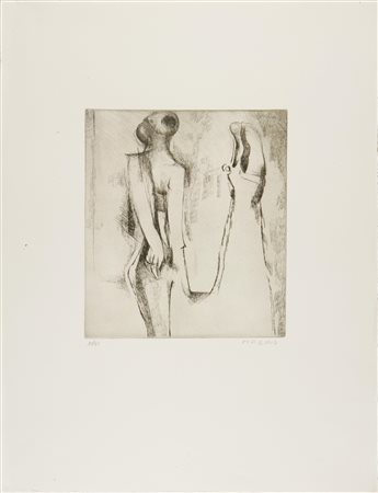 MARINO MARINI (1901 - 1980) Edizione: 11/45. Dimensioni disegno: 30,5x26,5...