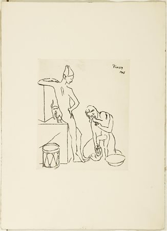 PICASSO PABLO (1881 - 1973) Edizione non segnalata. Dimensioni disegno:...