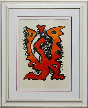 RAY MAN (1890 - 1976) Tiratura E. A. Firma e tiratura in basso a matita....