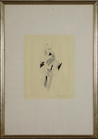 SEVERINI GINO (1883 - 1966) Tiratura 78/102. Firma e tiratura in basso a...