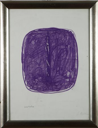 FONTANA LUCIO (1899 - 1960) Tiratura P.A. Firma e tiratura in basso a matita....