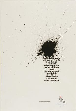 CARREGA UGO (n. 1935) Anni '2000. Firma in basso a destra. Tecnica mista su...