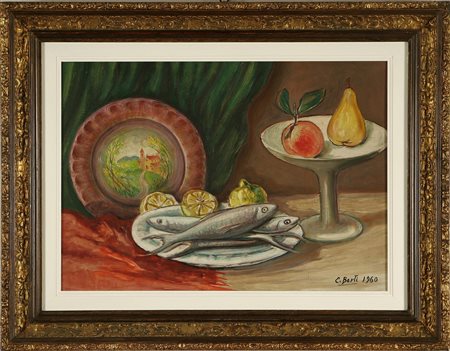 BERTI Firma e anno in basso a destra. Autentica su fotografia a cura del Sig....