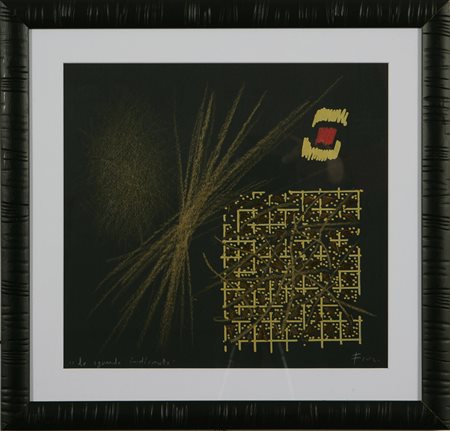 FINZI ENNIO (n. 1931) Firma in basso a destra. Titolo in basso a sinistra....