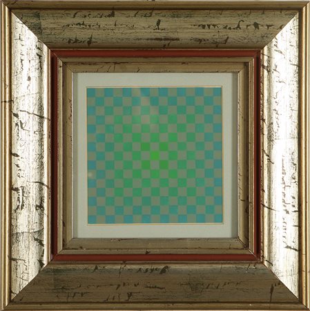 DEMARCO HUGO RODOLFO (1932 - 1995) - Acrilico su carta Cm 15x15